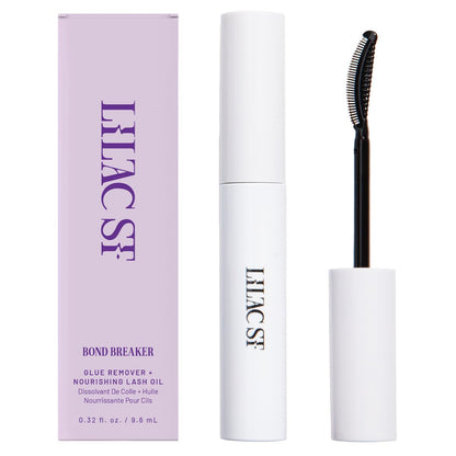 Lilac St. Bond Breaker Lash Remover - Gentle Eyelash Glue Remover with Collagen Extract & Nourishing Oils - Waterproof, Cruelty Free, Vegan, Women Founded - 0.32 fl oz