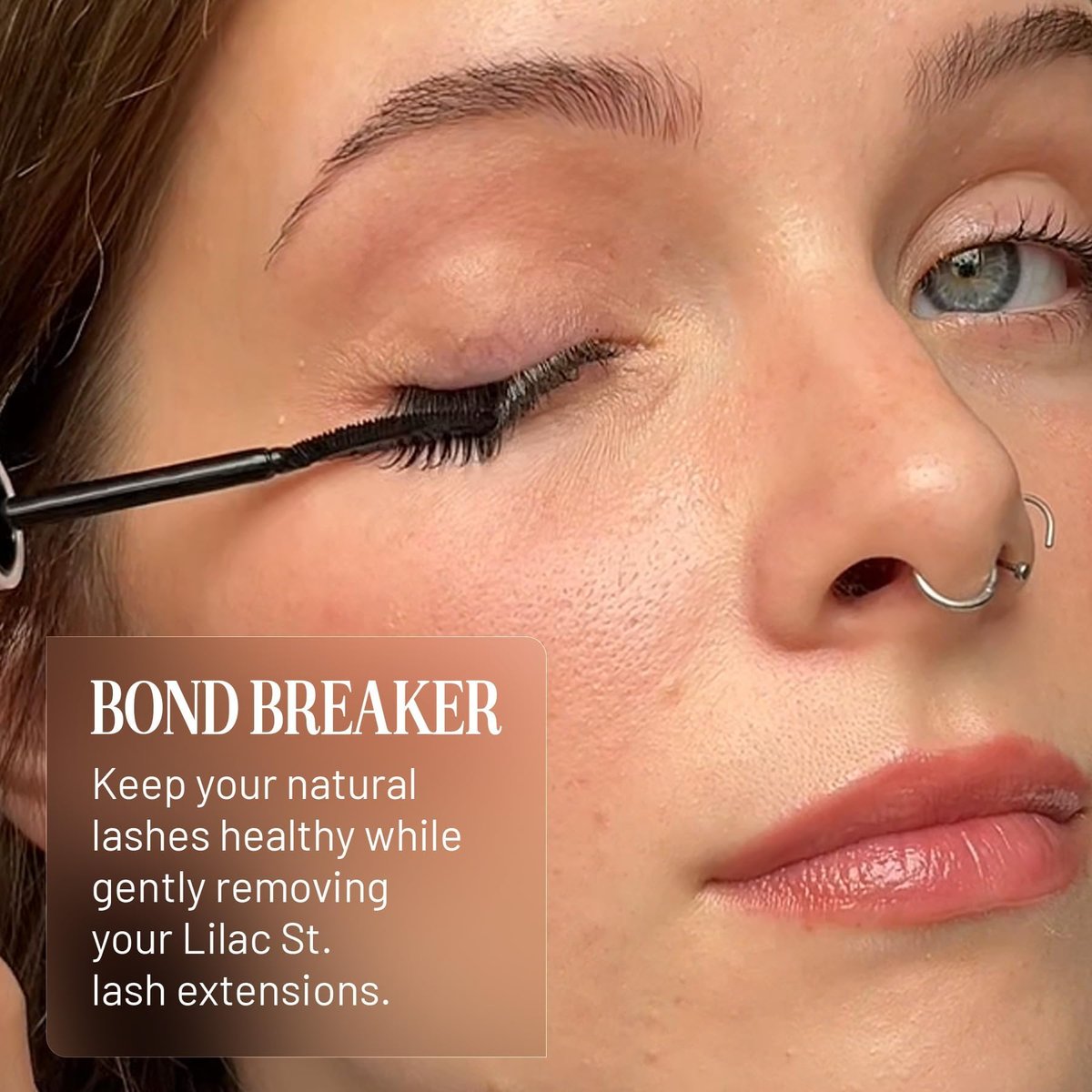Lilac St. Bond Breaker Lash Remover - Gentle Eyelash Glue Remover with Collagen Extract & Nourishing Oils - Waterproof, Cruelty Free, Vegan, Women Founded - 0.32 fl oz - görsel 3