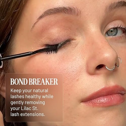 Lilac St. Bond Breaker Lash Remover - Gentle Eyelash Glue Remover with Collagen Extract & Nourishing Oils - Waterproof, Cruelty Free, Vegan, Women Founded - 0.32 fl oz