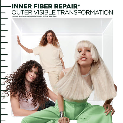 Garnier Fructis Hair Filler Bonding Inner Fiber Rinse Out Pre Shampoo Treatment with Bond Repair Complex, 10.1 Fl Oz