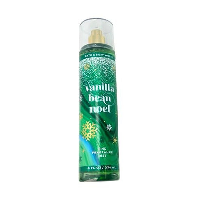 Bath & Body Works Vanilla Bean Noel Fine Fragrance Mist 8 oz (Lot of 3) - 2022 Version Avelisse