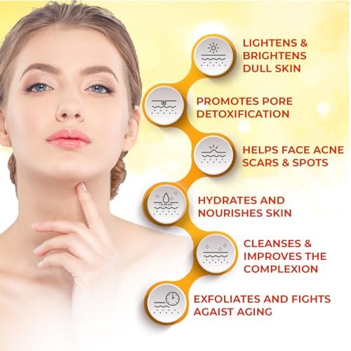 Herblov Turmeric Face Wash & Body Soap – Natural Anti-Aging Cleanser for Spots, Age Spots & Sun Damage - görsel 11