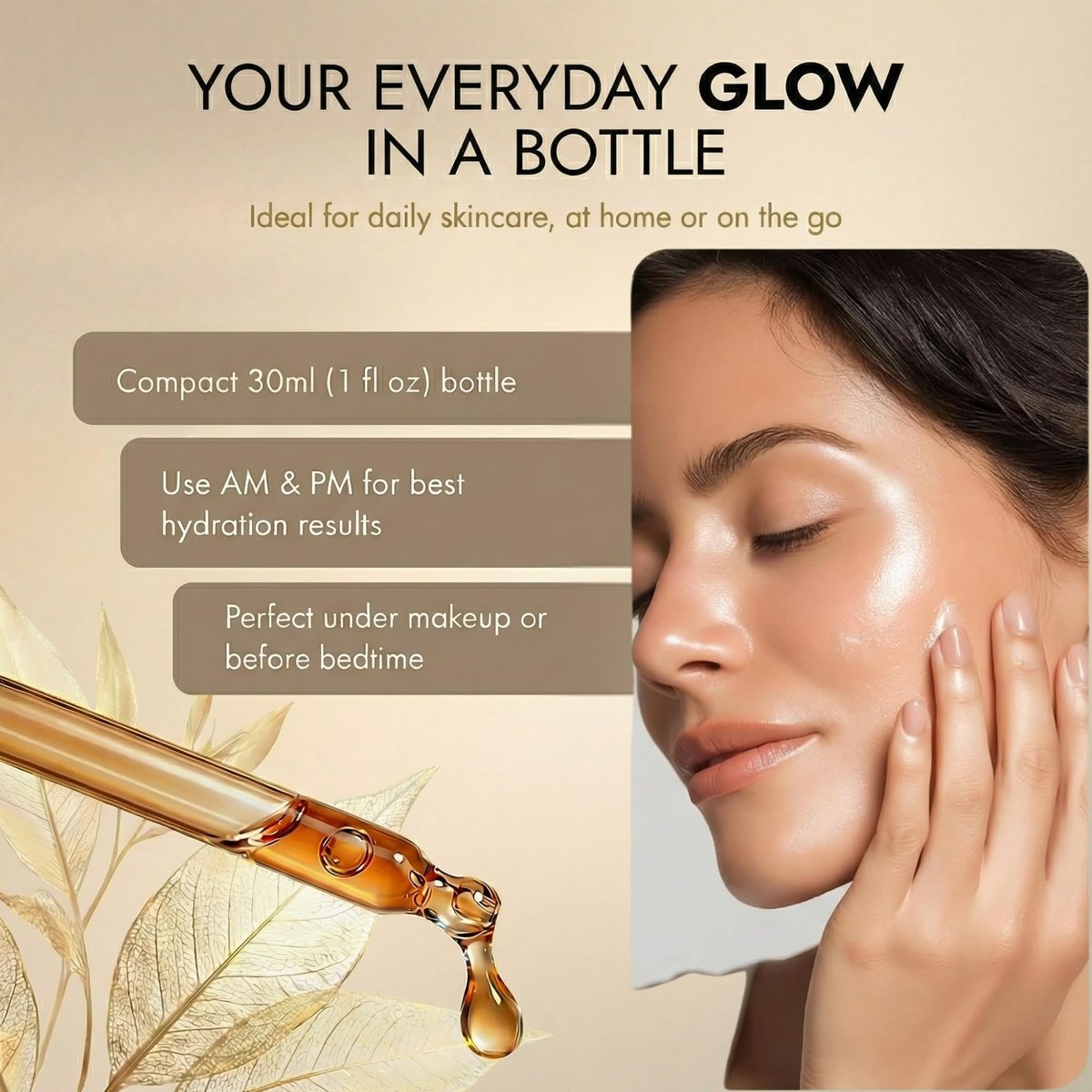 SILK FACE Elixir Serum by Coco March – Anti-Aging, Hydrating & Brightening Facial Moisturizer with Peptides and Amino Acids, 30ml (1 Fl Oz) Avelisse