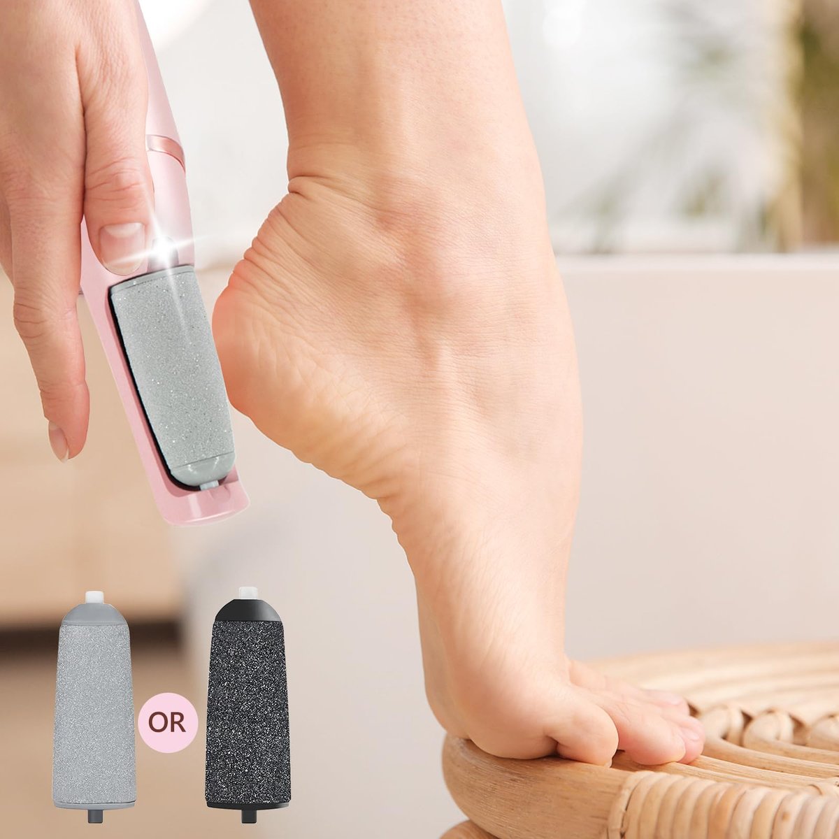 9 Pack Pedicure Replacement Heads for Haootadiy Pedi - Electric Foot File Rollers, Coarse and Fine, Fit Finishing Touch Pedi - görsel 9