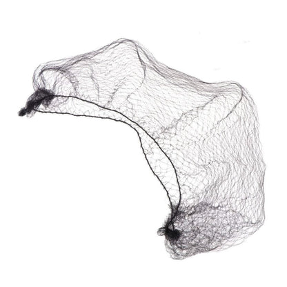 100 Pack 28 Inch Invisible Hair Nets - Elastic Edge Mesh Bun Cover for Sleeping, Kitchen, Food Service