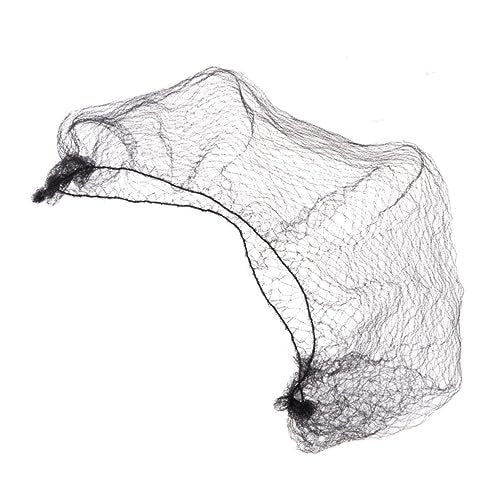 100 Pack 28 Inch Invisible Hair Nets - Elastic Edge Mesh Bun Cover for Sleeping, Kitchen, Food Service - görsel 2