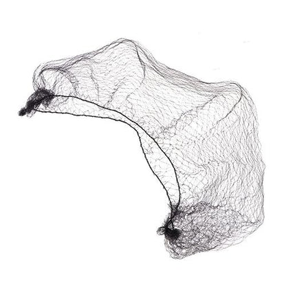 100 Pack 28 Inch Invisible Hair Nets - Elastic Edge Mesh Bun Cover for Sleeping, Kitchen, Food Service