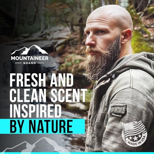 Mountaineer Brand Bald Head Exfoliator & Shampoo – Fresh Natural Scent, Exfoliating Scalp Scrub for Men, 4 oz Avelisse