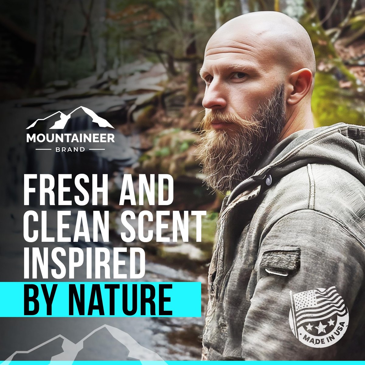Mountaineer Brand Bald Head Exfoliator & Shampoo – Fresh Natural Scent, Exfoliating Scalp Scrub for Men, 4 oz Avelisse