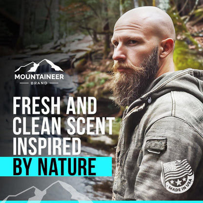 Mountaineer Brand Bald Head Exfoliator & Shampoo – Fresh Natural Scent, Exfoliating Scalp Scrub for Men, 4 oz Avelisse