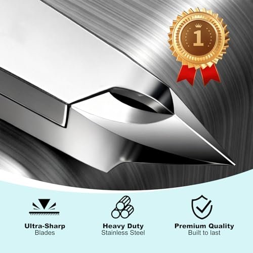 Cbiumpro 5-Pack Cuticle Trimmer Set – Professional Stainless Steel Manicure & Pedicure Tools Kit with Case - görsel 6