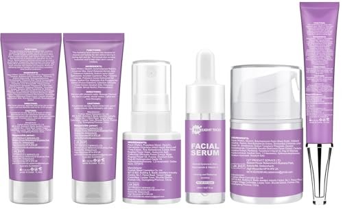 Anti-Aging Skincare Set - 6 Piece Korean Retinol Routine for Women & Teens Avelisse