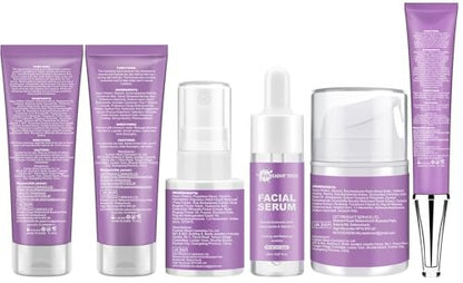 Anti-Aging Skincare Set - 6 Piece Korean Retinol Routine for Women & Teens Avelisse
