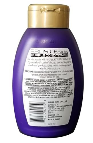 Pro Silk Body Salon Purple Conditioner – 7 Fl Oz (Pack of 2) for Color-Treated & Blonde Hair - görsel 4
