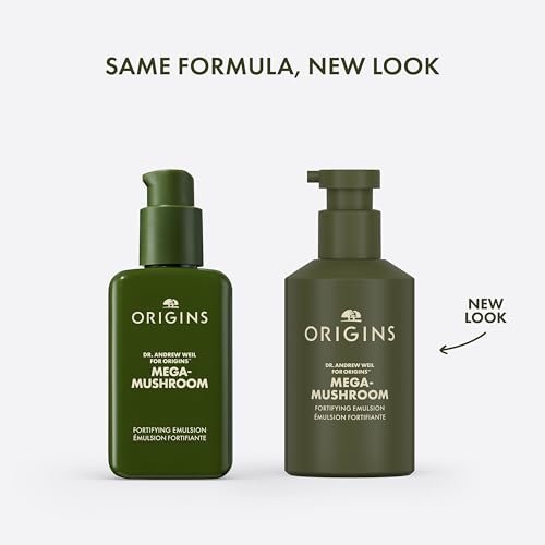 Origins Mega-Mushroom Lightweight Moisturizer – Hydrates, Reduces Redness & Strengthens Skin, 3.4 Fl Oz Avelisse