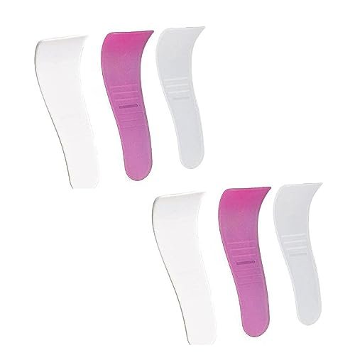 6-Pack Random Color Portable Hair Wax Cleansing Spatulas - Non-Stick Wax Removal Applicator Reusable Scraper Hard Sticks for Hair Removal Beauty Tools Avelisse