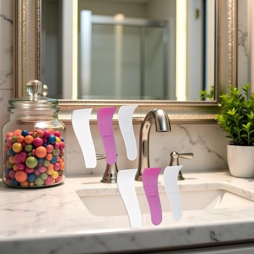 6-Pack Random Color Portable Hair Wax Cleansing Spatulas - Non-Stick Wax Removal Applicator Reusable Scraper Hard Sticks for Hair Removal Beauty Tools Avelisse