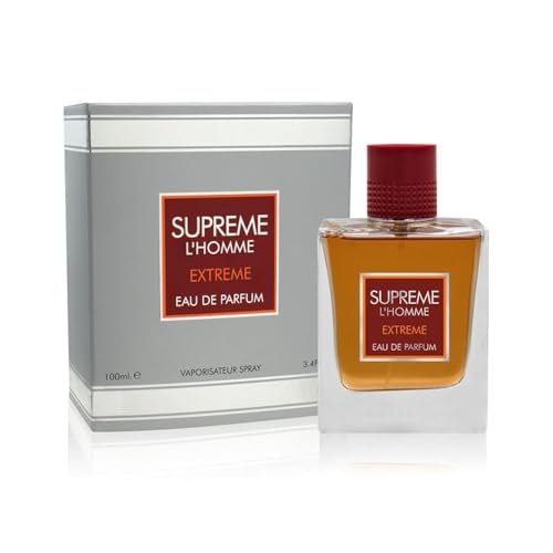 Fragrance World Supreme L'Homme Extreme Eau de Parfum for Men - 3.4 oz Long-Lasting Scent - görsel 2