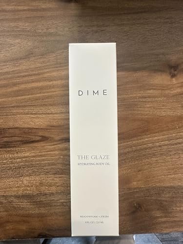 DIME Beauty Glaze Body Oil – Fast-Absorbing Non-Greasy Dry Oil with Argan, Jojoba & Rosehip – Hydrating Body Glow – Vegan & Cruelty-Free – 4 oz / 120 ml Avelisse