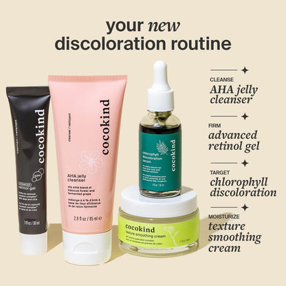 Cocokind Chlorophyll Discoloration Serum - Sensitive Skin Friendly Spot Fading Serum for Uneven Tone & Redness, 1 fl oz Avelisse