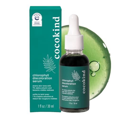 Cocokind Chlorophyll Discoloration Serum - Sensitive Skin Friendly Spot Fading Serum for Uneven Tone & Redness, 1 fl oz Avelisse