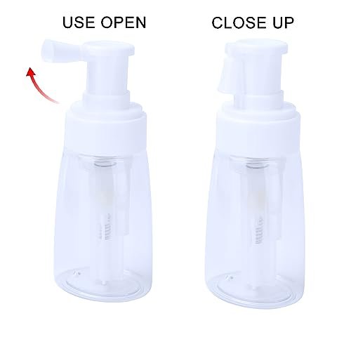 Refillable Barber Powder Bottle Spray – Empty Talc Applicator for Salon & Home Use, 4.7 oz White - görsel 13