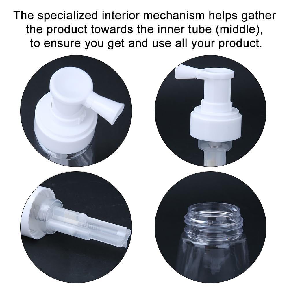 Refillable Barber Powder Bottle Spray – Empty Talc Applicator for Salon & Home Use, 4.7 oz White - görsel 7
