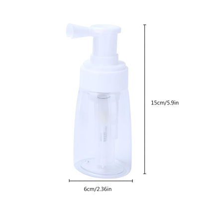 Refillable Barber Powder Bottle Spray – Empty Talc Applicator for Salon & Home Use, 4.7 oz White
