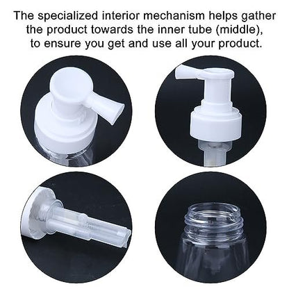 Refillable Barber Powder Bottle Spray – Empty Talc Applicator for Salon & Home Use, 4.7 oz White