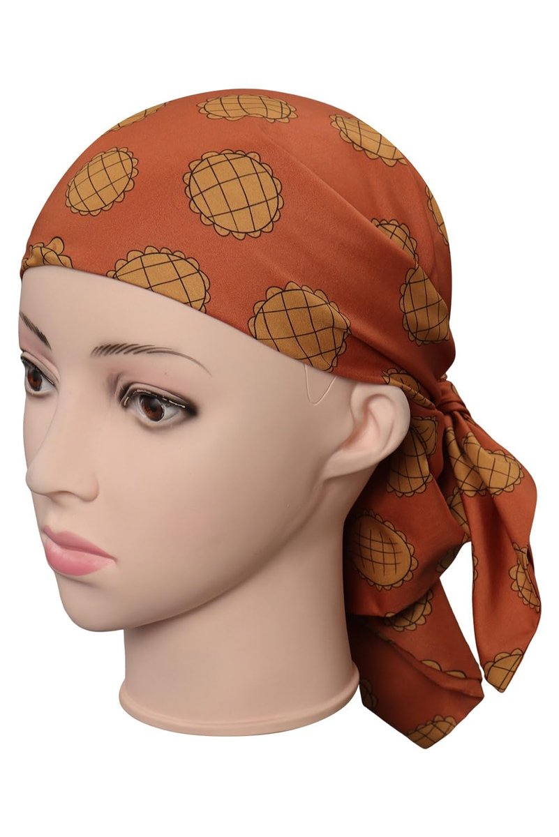 Verycos Women's Orange Cotton Headband Head Scarf – Cosplay Costume Accessory Avelisse