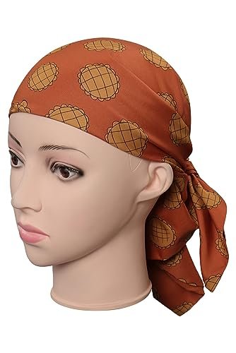 Verycos Women's Orange Cotton Headband Head Scarf – Cosplay Costume Accessory Avelisse
