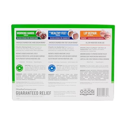 O'Keeffe's Working Hands Intense Renewal Hand Cream with Urea, 3 oz Tube (Pack of 2) – Softens & Smooths Extremely Dry, Callused Hands Avelisse
