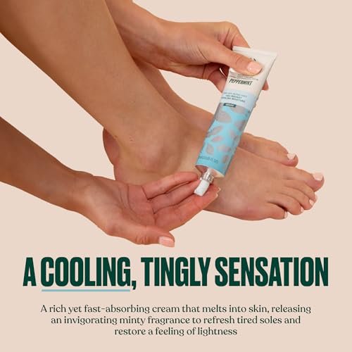 The Body Shop Peppermint Invigorating Foot Cream - 100ml | Cooling & Refreshing Moisturizer for Dry, Tired Feet - görsel 8