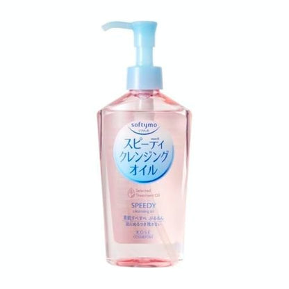 Thunder Tech KOSE Softymo Speedy Cleansing Oil - 230ml Makeup Remover, Japan Direct Import