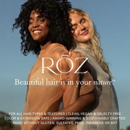 RŌZ Leave-In Conditioner - Lightweight Milk Hair Serum & Heat Protectant for Fine, Curly & Wavy Hair | Hydrating, Smoothing, Frizz-Fighting | Silicone-Free, Color-Safe | 3.4 oz Avelisse