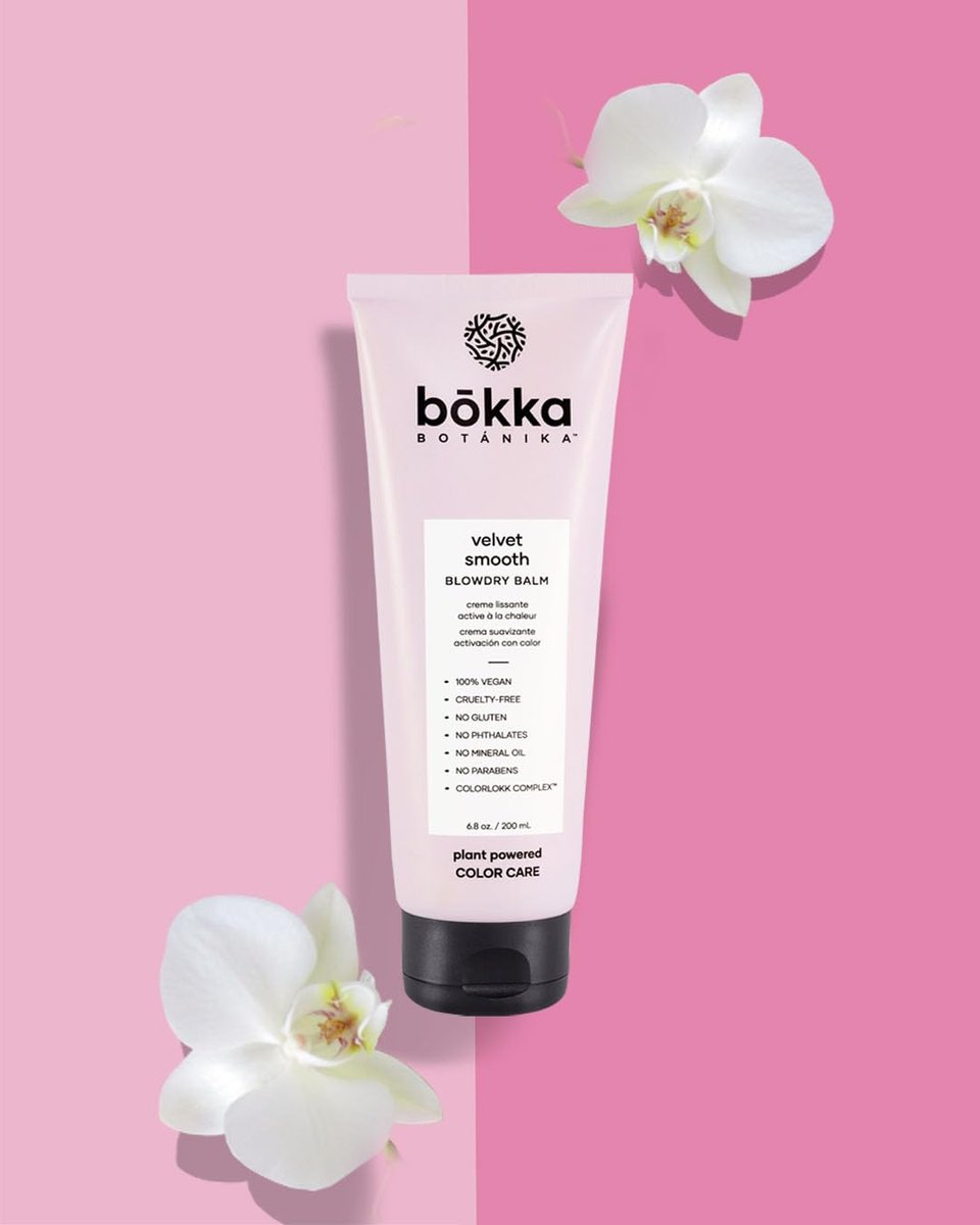 Bokka Botanika Plant Powered Color Care Velvet Smooth Blowdry Balm - 6.8 oz Avelisse