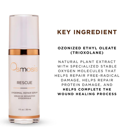 Osmosis Rescue Epidermal Repair Facial Serum – Redness Relief & Sensitive Skin Support (1 fl oz) Avelisse