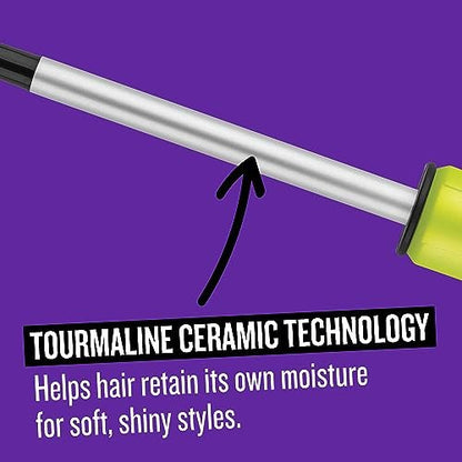 Bed Head Curlipops .5" Tourmaline Ceramic Skinny Pop Styling Iron - Clamp-Free Curling Wand for Tight Bouncy Curls (1/2 Inch) Avelisse