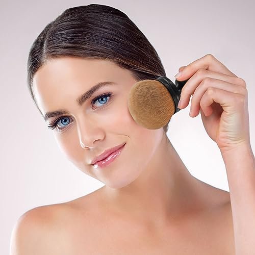 DRIPOO Big Self Tanning Blend Brush - Extra Large Kabuki Brush for Face and Body - Black - görsel 8