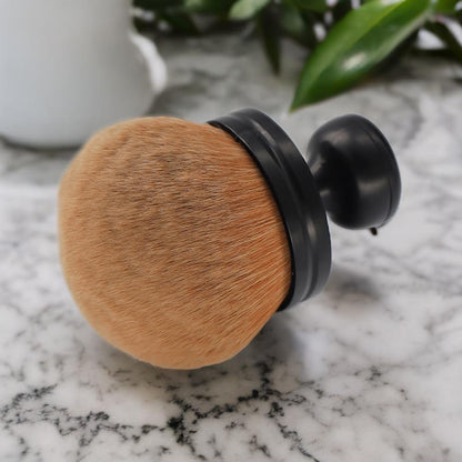 DRIPOO Big Self Tanning Blend Brush - Extra Large Kabuki Brush for Face and Body - Black
