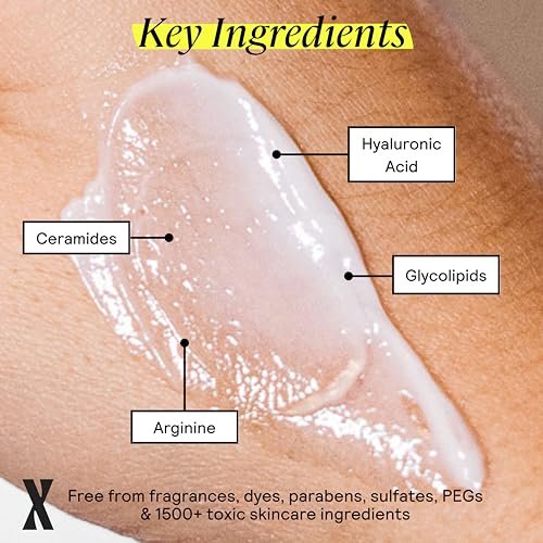 Untoxicated Moisturizing Lotion - Daily Face Moisturizer & Body Lotion for Sensitive Skin with Ceramides & Hyaluronic Acid, Oil-Free, Fragrance-Free, Non-Comedogenic, 10 oz Avelisse