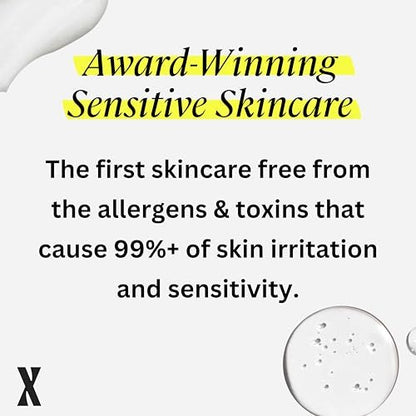 Untoxicated Moisturizing Lotion - Daily Face Moisturizer & Body Lotion for Sensitive Skin with Ceramides & Hyaluronic Acid, Oil-Free, Fragrance-Free, Non-Comedogenic, 10 oz Avelisse