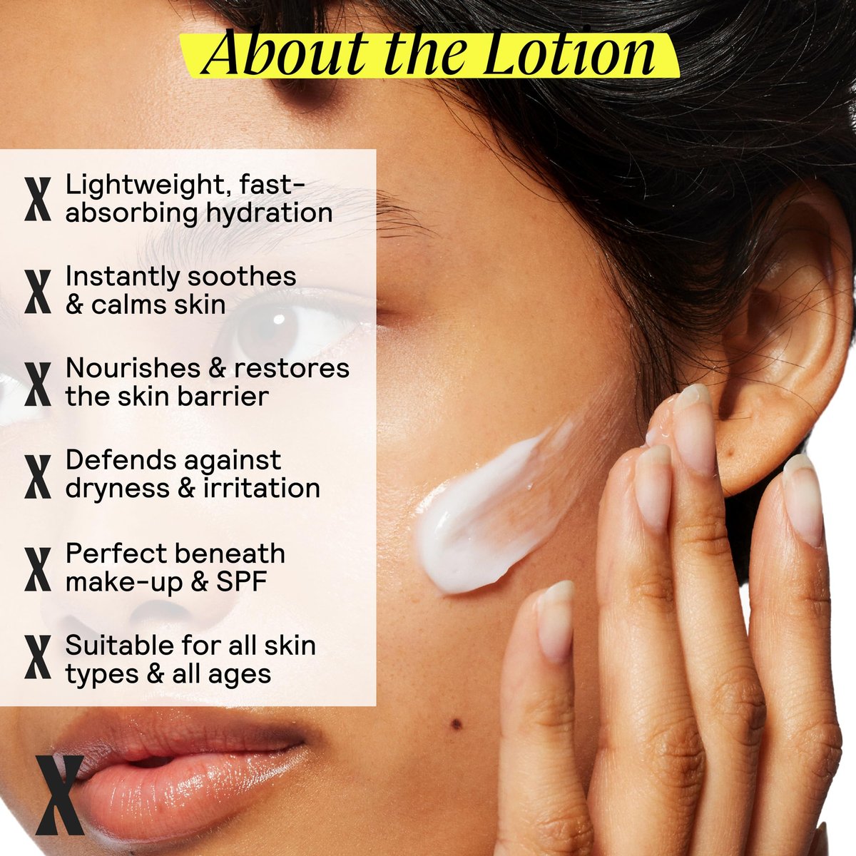 Untoxicated Moisturizing Lotion - Daily Face Moisturizer & Body Lotion for Sensitive Skin with Ceramides & Hyaluronic Acid, Oil-Free, Fragrance-Free, Non-Comedogenic, 10 oz Avelisse