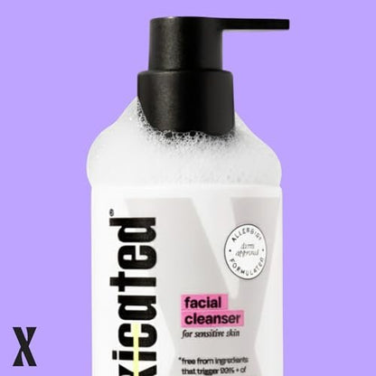 Untoxicated Face Wash - Gentle & Hydrating Face Cleanser for Sensitive Skin - Ceramides, Hyaluronic Acid & Glycerin - No Common Irritants - Non-Foaming - Soap Free - Fragrance Free - 7 Ounce Avelisse