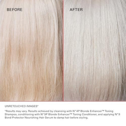 Olaplex Nº.5P Blonde Enhancer Purple Toning Conditioner - Neutralizes Brassiness, Strengthens & Hydrates Hair - 8.5 Fl Oz