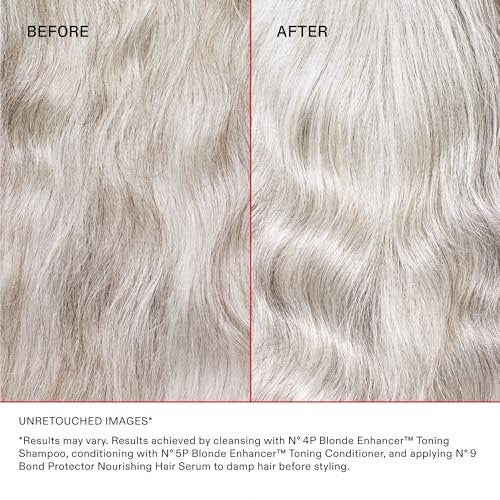 Olaplex Nº.5P Blonde Enhancer Purple Toning Conditioner - Neutralizes Brassiness, Strengthens & Hydrates Hair - 8.5 Fl Oz - görsel 8