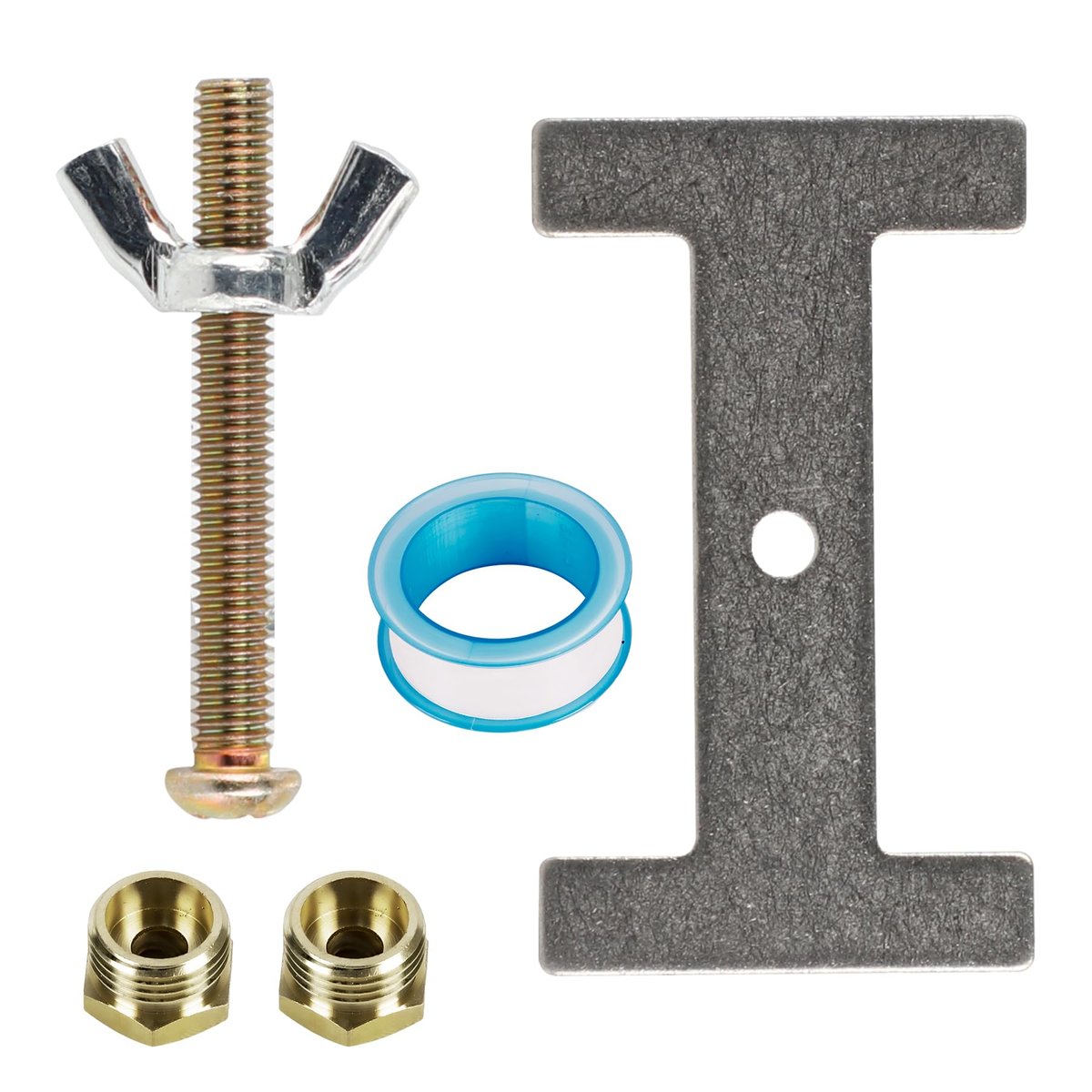 Toriexon Salon Shampoo Bowl Faucet Vacuum Breaker Kit - Brass Faucet with Hose and Sprayer Replacement for Hair Salons Avelisse