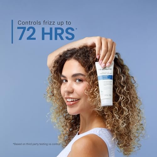 CURLSMITH Frizz Rescue Finishing Serum - Anti-Frizz & Smoothing Serum for All Curl Types, Vegan & Cruelty-Free (2.5 oz) - görsel 8