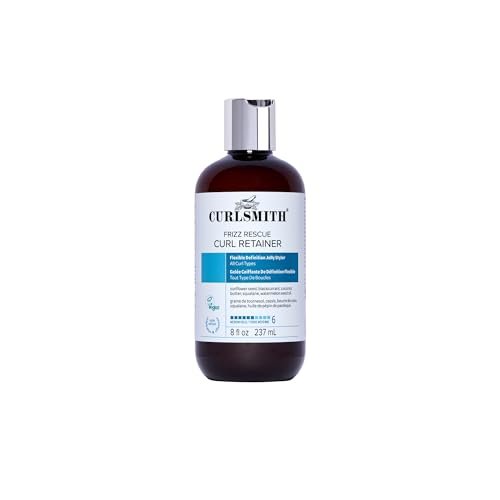 CURLSMITH Frizz Rescue Curl Retainer - Medium Hold Gel for Curls, Frizz Control, Jelly Styler, Vegan & Cruelty Free (8 oz) - görsel 2
