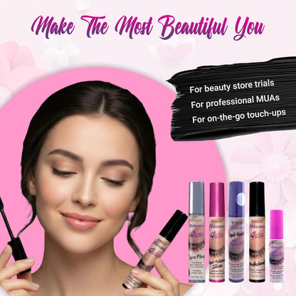 Prosa Mascara Professional Collection – Amplified Volume & Complete Lash Length, Deep Ebony, All-Day Wear, Pack of 5 Avelisse